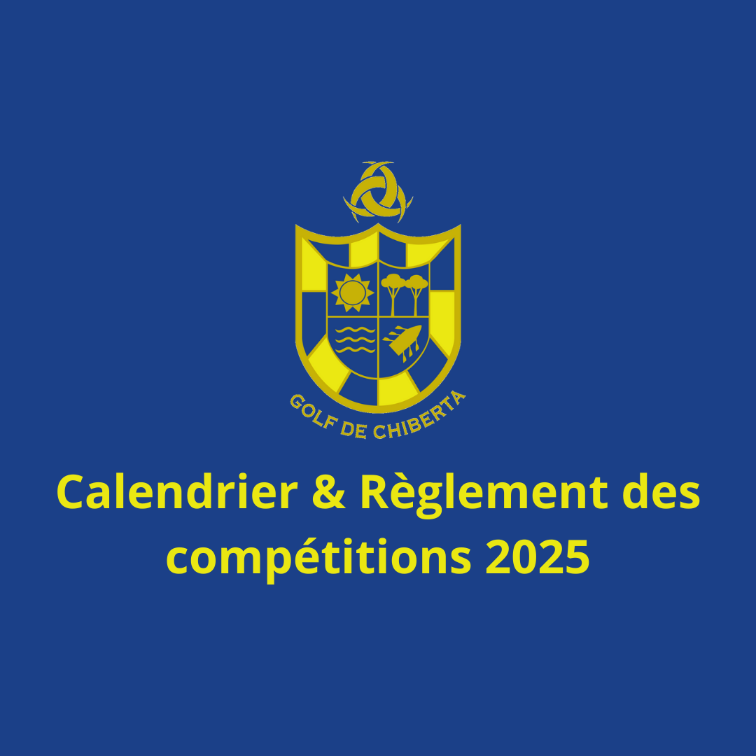 Calendrier & Règlement des compétitions 2025