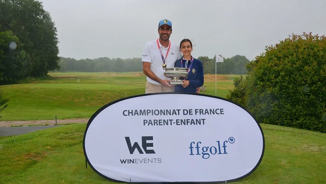 Anna et Philippe Schmohl Champions de France Parent-Enfant
